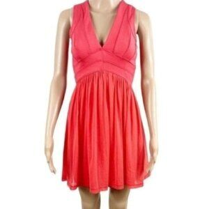 Topshop Bodycon mini dress in coral size 2 Style 35C39D COR